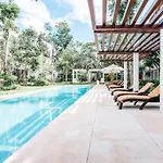 Charming Boho Entire W Patio Swing Tulum