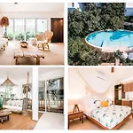 Apartment Charming Boho Entire W Patio Swing