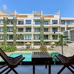 Serene Studio With Premium Location In Tulum With Private Balcony, Kid\'S Area, Outdoor Seating & Pool