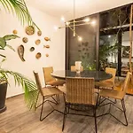 Chic Townhouse With Private Pool And Rooftop View Tulum