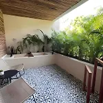 Nature Retreat: Tulum Apartment With Tub & Terrace