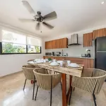 Lux 2 Bd With Balcony And Rooftop Pool At Aldea Zama Apartamento Tulum