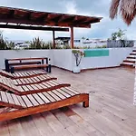 4 Bedroom Deluxe Penthouse With Private Roof Garden With Pool In Aldea Zama Tikal 17 Villa *