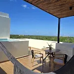 Luxury 2 Bd Roof Private Pool - Jungle View Apartamento Tulum