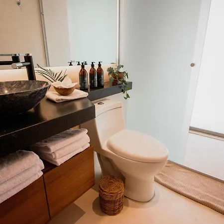 Spacious 2br - Wide Balcony W/tub & Yoga Deck Apartamento Tulum
