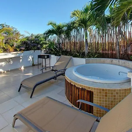 Apartment Ph2br 2bth /private Rooftop /2 Jacuzzi /aldea Zama *