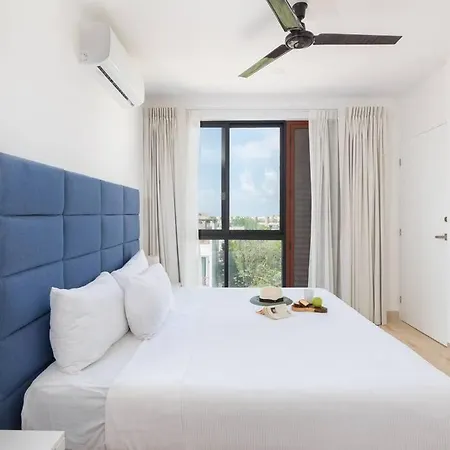 Stylish 4br Ph Wprivate Rooftop Pool In Aldea Zama Apartment