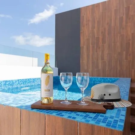 Apartment Stylish 4br Ph Wprivate Rooftop Pool In Aldea Zama