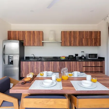 2br Apt W/ Rooftop Pool And Nearby Restaurants * Tulum