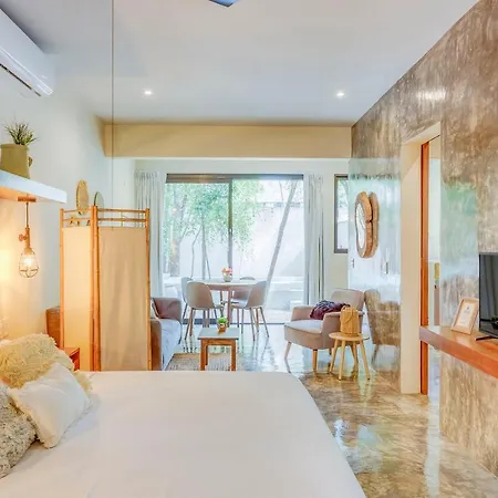 Private Patio Plunge Pool & Electricity Included Apartment Tulum