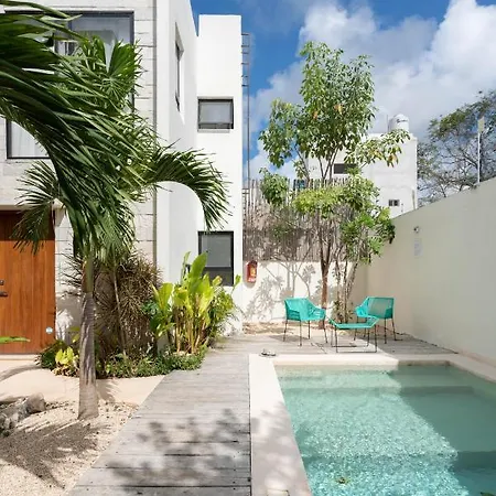 Casa Harmony- Relaxing Townhouse With Pool & Fast Internet 500mb * Tulum