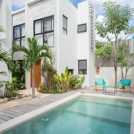 Casa Harmony- Relaxing Townhouse With Pool & Fast Internet 500mb * Tulum