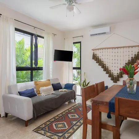 Casa Harmony- Relaxing Townhouse With Pool & Fast Internet 500mb Apartment Tulum