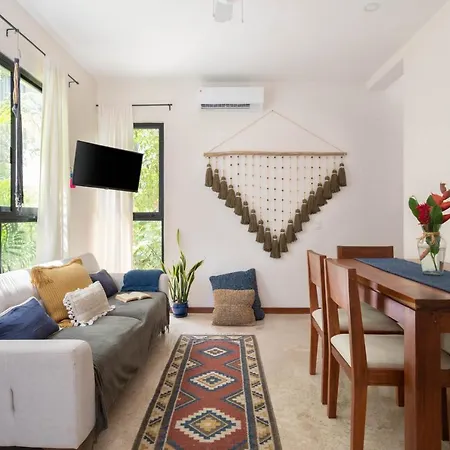 Casa Harmony- Relaxing Townhouse With Pool & Fast Internet 500mb * Tulum