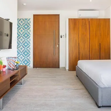 Baak- A104 Beautiful Studio 360º Rooftop Pool Gym Fast Wifi Tulum
