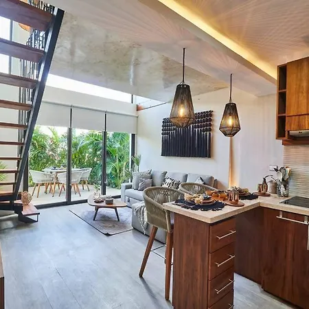 Apartamento Neem 14 1br Bohogem In The Heart Of Tulum