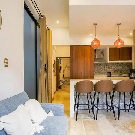 Lujoso Departamento Con Alberca Privada Pb2 Apartment Tulum