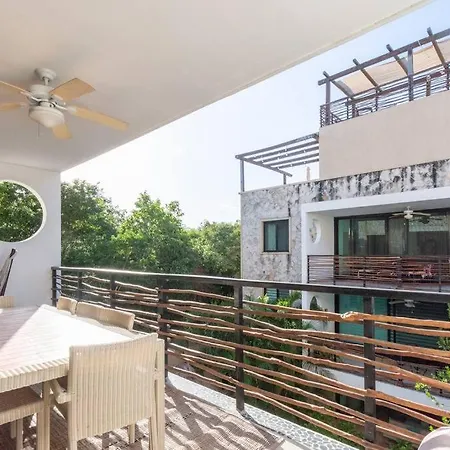 Apartment Ph @aldea Zama 4br 7 Beds/roof Garden Privado