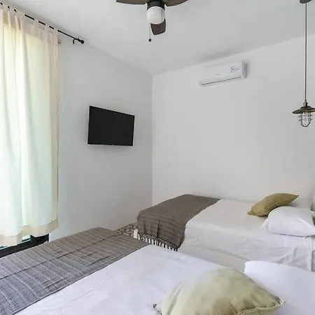 Ph @aldea Zama 4br 7 Beds/roof Garden Privado Apartment Tulum