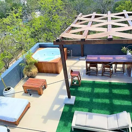 Ph @aldea Zama 4br 7 Beds/roof Garden Privado