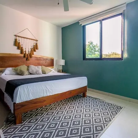 Apartment Ph @aldea Zama 4br 7 Beds/roof Garden Privado Tulum