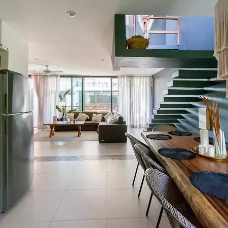 Ph @aldea Zama 4br 7 Beds/roof Garden Privado Apartment