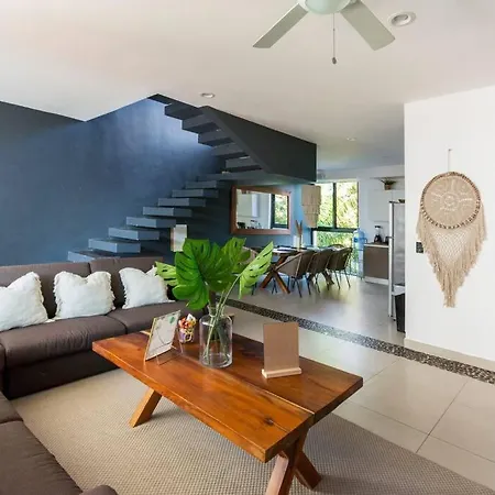 Apartment Ph @aldea Zama 4br 7 Beds/roof Garden Privado