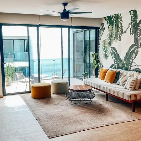 Penthouse Haven With Pv Rooftop Pool Gym And 24h Security * Tulum