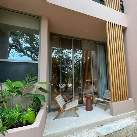 New And Cozy Loft With Pool In Aldea Zama Apartment