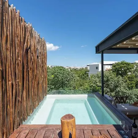 New Luxury Ph, Private Pool & Bikes Included Apartment Tulum