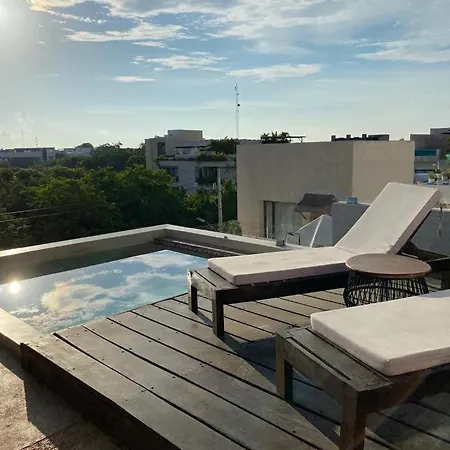 Apartment New Boho Chic Ph 2 Bedroom & Private Pool Tulum