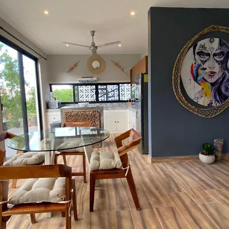 New Boho Chic Ph 2 Bedroom & Private Pool Apartment Tulum