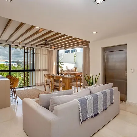 Apartment Lx Ph De 2 Rec. | Piscina Privada | Vista Hermosa Tulum