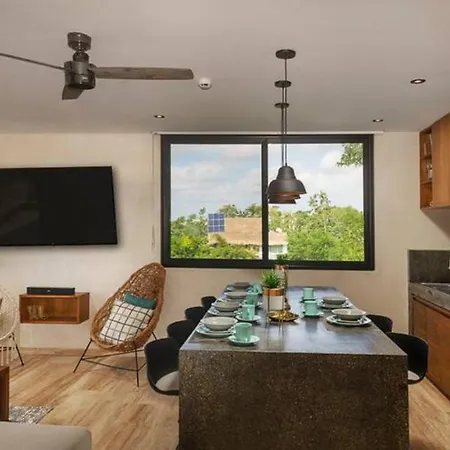 Penthouse 3 Bdr. Fast Internet, Security24/7, Pool * Tulum