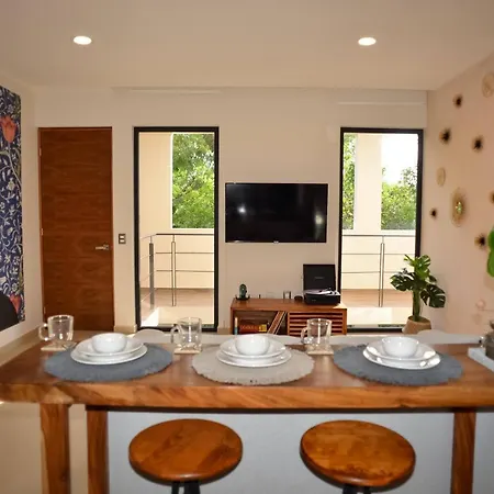 Apartment Frida's Artsy With Own Mural, Outdoor Tub & Rooftop Pool *