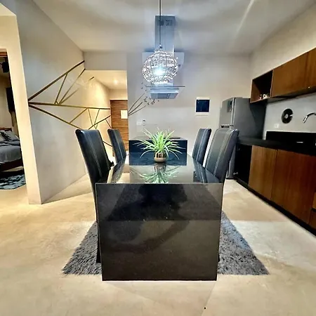 Apartment *tulum 2br W/ Pool, Gym, Security, Walk To Town *