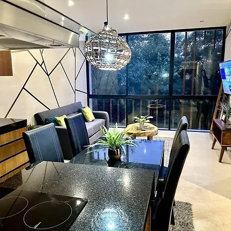 Apartment *tulum 2br W/ Pool, Gym, Security, Walk To Town