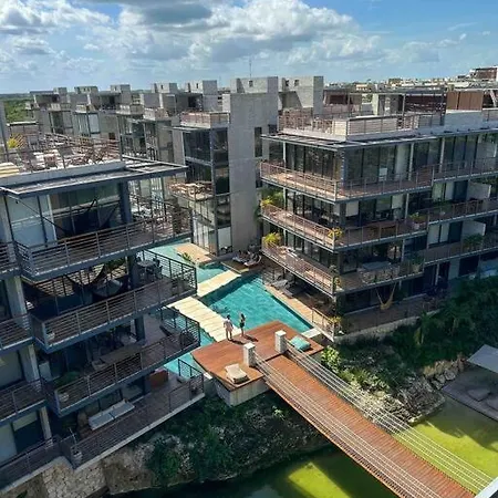 Luxury In W/ Cenote & Pool. Apartment