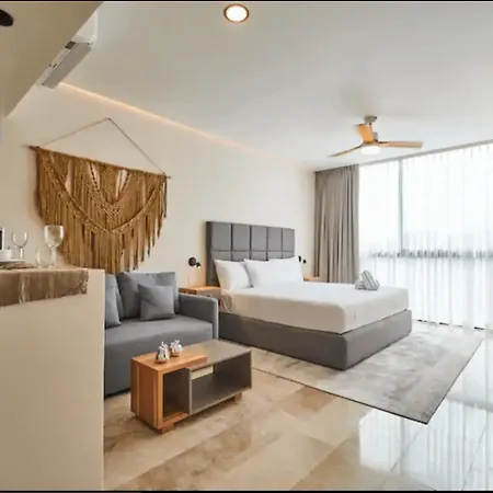 Estudio En Aldea Zama Con Acceso A Club Apartment