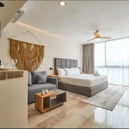 Estudio En Aldea Zama Con Acceso A Club * Tulum