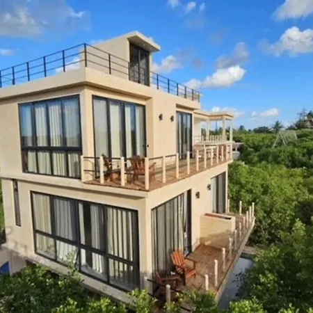 Apartment Jungle On Beach Road, Pool & Cenotes Onsite