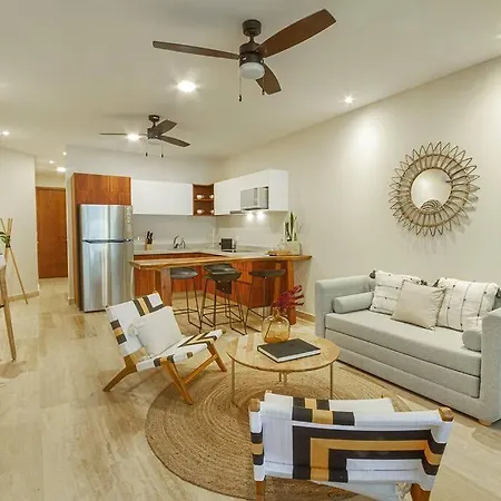 Alberca Privada Con 100mgb Wifi En Apartment Tulum