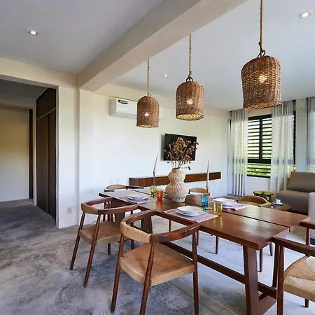 Exquisite 2-Bed Apt, Private Terrace With Plunge Pool, Rooftop, Swimming Pools And Gym Tulum
