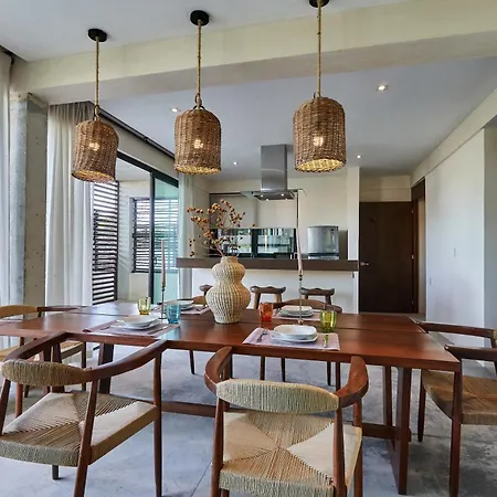 Exquisite 2-Bed Apt, Private Terrace With Plunge Pool, Rooftop, Swimming Pools And Gym Tulum