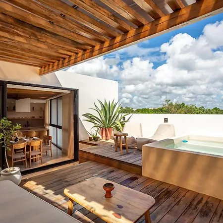 Lx Ph De 2 Rec. | Piscina Privada | Vista Hermosa Apartment Tulum