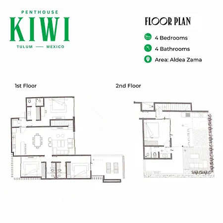 Penthouse Haven With Pv Rooftop Pool Gym And 24h Security Tulum