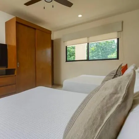 Luxury Ph & Priv. Rooftop W/jacuzzi - Aldea Zama Apartment Tulum