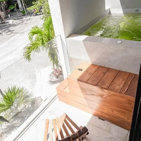Luxury 200mbps Jacuzzi And Balcony Rooftop Pool Tulum