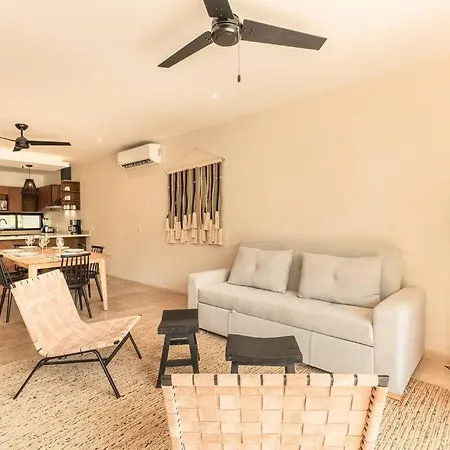 Pool View Brand New 2 Bedroom Gated Community Tulum