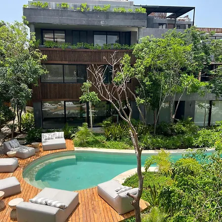 Apartamento 2br Jacuzzi Privado Lujo & Piscinas Humana 800m Playa Tulum